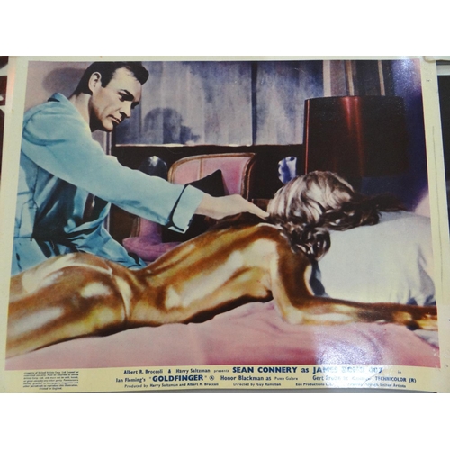 343 - Collection of Sean Connery as James Bond 007 UK Cinema Front of House film stills/lobby cards to inc... 