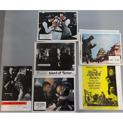 346 - Collection of UK Cinema Front of House film stills/lobby cards relating to Horror and Sci-fi to incl... 