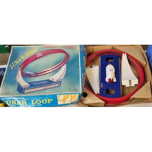 383 - Vintage 1960s Lunar Loop space toy made in Japan by Daiya in original box.  (B.P. 21% + VAT)