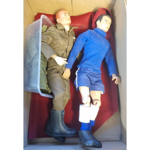 393 - Original 1964 Action Man/Palitoy Hasbro with Military uniform etc.  together with an original 1970s ... 