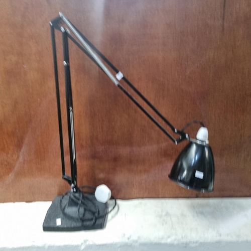 89 - Black anglepoise lamp on loaded base.   (B.P. 21% + VAT)