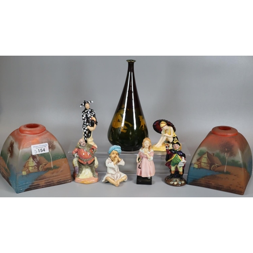 154 - Collection of miniature figurines to include: Royal Doulton HN Icons series 'Sunshine Girl' HN5650 a... 