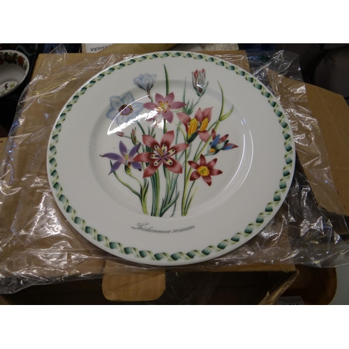 416 - Seven trays of Portmeirion pottery items in original boxes to include: 'The Ladies Flower Garden', '... 