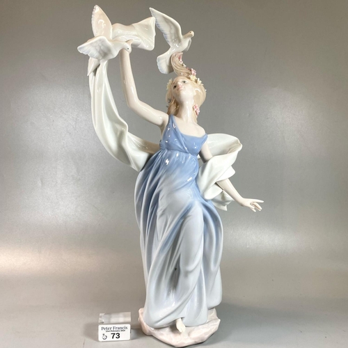 73 - Lladro Spanish porcelain figure 'New Horizons', with original box. 
(B.P. 21% + VAT)