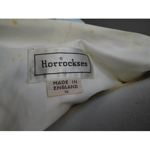 428 - Vintage 50's or 60's cotton floral printed Horrockses ball gown with belt.
(B.P. 21% + VAT)
