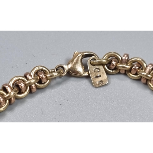 187 - 9ct gold curb link chunky bracelet. 23.8g approx.
(B.P. 21% + VAT)