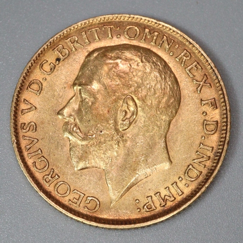 230 - George V gold full sovereign dated 1911. 
(B.P. 21% + VAT)