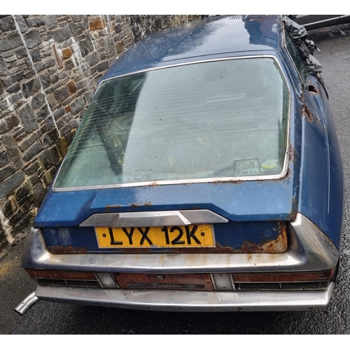 251 - 1971 CITROEN SM Sports Coupe, 2960ccs V6 Maserati petrol engine with manual gearbox. A sadly neglect... 