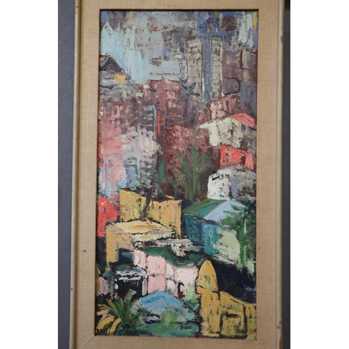 284 - Rubin, (20th century), architectural studies, various, one signed. Oils on board. 47 x 34cm, 39 x 59... 