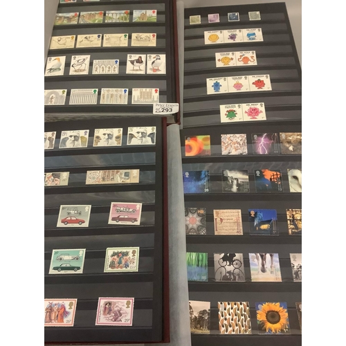 293 - Great Britain collection of unmounted mint stamps 1936-2021 period in seven W.H.Smiths stockbooks. C... 