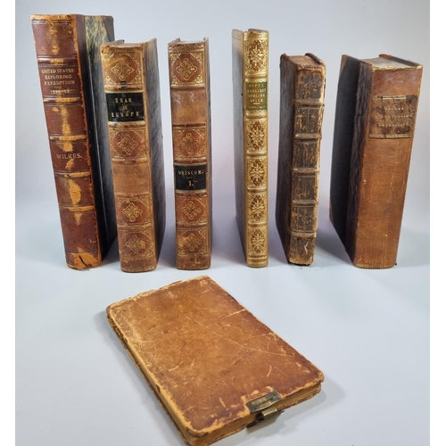 316 - Collection of leather and half leather bound antiquarian books from the collection of Professor Wilk... 