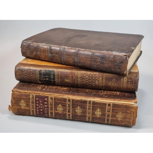 327 - Three 18th Century antiquarian hardback books on Africa from the collection of Professor Wilks; Brai... 