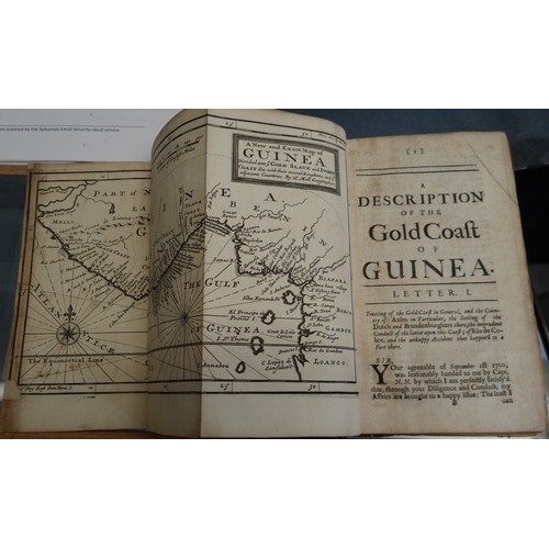 327 - Three 18th Century antiquarian hardback books on Africa from the collection of Professor Wilks; Brai... 