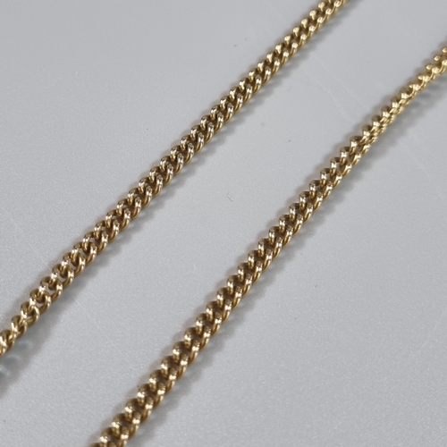 249 - 9ct gold chain.  12.4g approx.  51cm long approx.   (B.P. 21% + VAT)