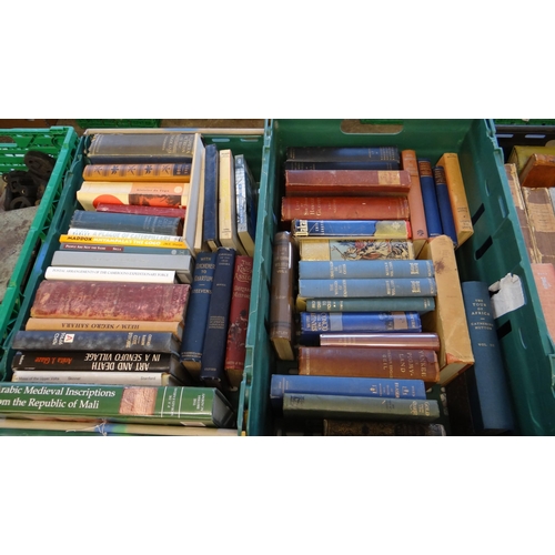 387 - Three boxes of vintage and antiquarian books on Africa from the collection of Professor Wilks noted ... 