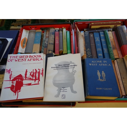 391 - Two boxes of books on West Africa from the collection of Professor Wilks to include: Law, Robin; 'Th... 