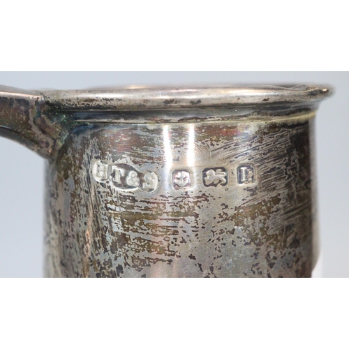 189 - George V silver christening mug, probably by Henry Tatton & Son. Birmingham hallmarks. 3.1 troy oz a... 