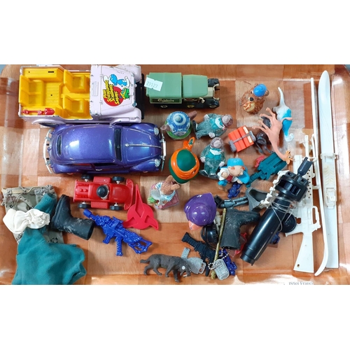 359 - Collection of playworn figurines to include: He-Man, Action Men, Spiderman, Thundercats etc.  (3)  (... 