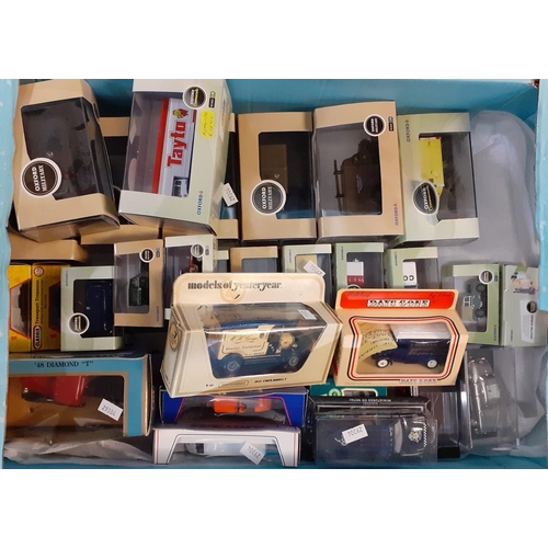 380 - Two trays of assorted diecast model vehicles in original boxes to include: Matchbox Models of Yester... 