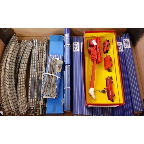 388 - Five boxes of assorted trains and rolling stock, various by Hornby Dublo, Dapol Hornby, Lima, Dinky ... 