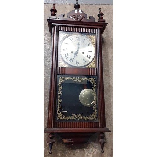 410 - Collection of mantel and wall clocks, early 20th century and some modern.   (B.P. 21% + VAT)