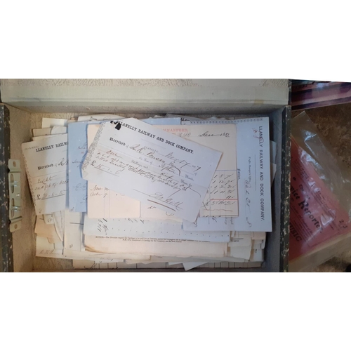 432 - Box of maps and ephemera to include: Michelin maps of France, Ordnance Survey maps of Wales and Irel... 