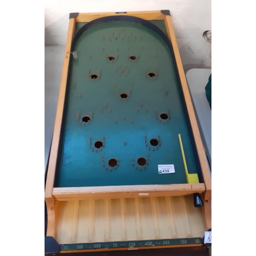 438 - Two vintage Bagatelle boards, one marked 'Kay, London'.  (2)   (B.P. 21% + VAT)