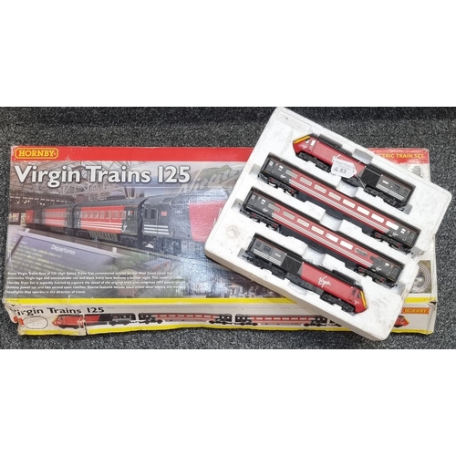 83 - Hornby OO gauge Virgin Trains 125 Electric Train Set, R1023 in original box.  (B.P. 21% + VAT)