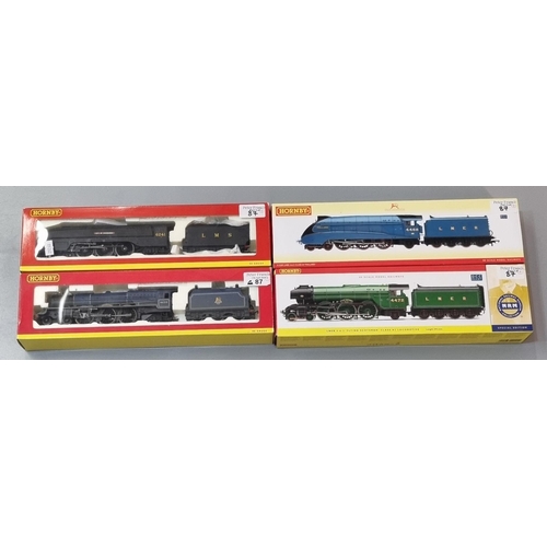 87 - Hornby OO gauge locomotives to include: R2448 Princess Royal Class Lady Patricia, R2270 Coronation C... 