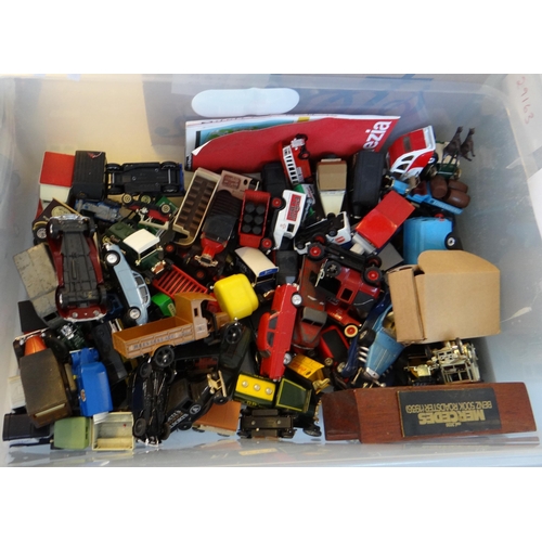 361 - Two boxes of Corgi promotional Matchbox Models of yesteryear etc. playworn diecast and other model v... 