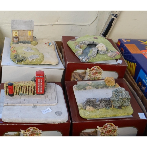 393 - Collection of Classic Heritage 'Penthouse and Pavement' models to include; 'Telephone Box', 'The Cou... 