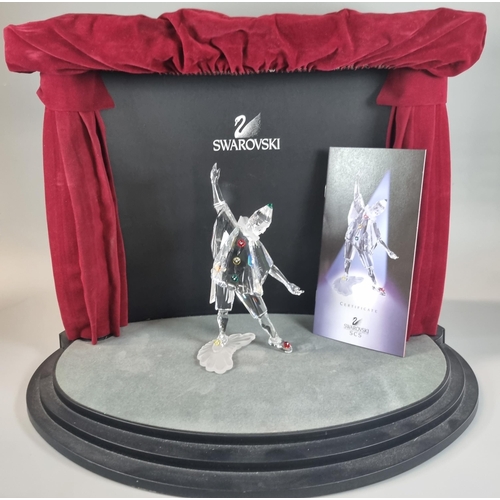 81 - Swarovski crystal 'Masquerade' Pierrot Clown (with original box), together with a Swarovski SCS Home... 