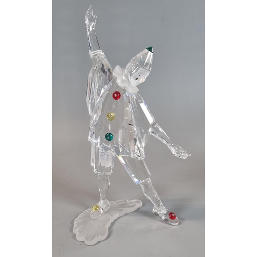 81 - Swarovski crystal 'Masquerade' Pierrot Clown (with original box), together with a Swarovski SCS Home... 