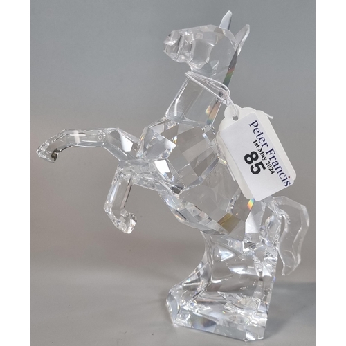 85 - Swarovski Crystal study of a rearing horse.  (B.P. 21% + VAT)