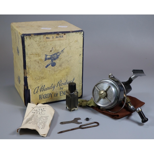 155 - Vintage Hardy No. 2 Altex fishing reel in original box.   (B.P. 21% + VAT)