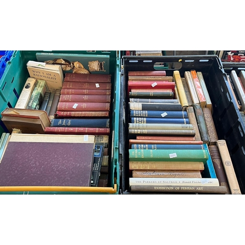 400 - Large collection of various antiquarian and later books including: topographical, antiques, classics... 