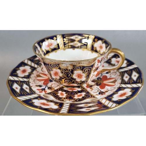 6 - Royal Crown Derby Imari porcelain cup and saucer.  (B.P. 21% + VAT)