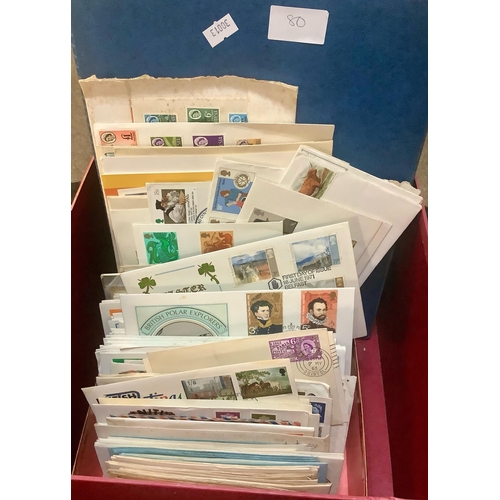 80 - Collection of First Day Covers in album and box with south Africa, SWA and Homelands plus selection ... 