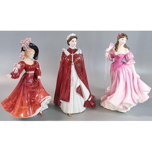 92 - Two Royal Doulton bone china figurines to include: Figure of the Year 1999 'Lauren' and Figure of th... 