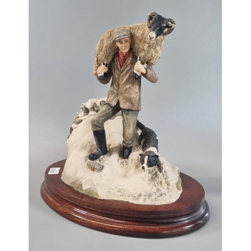 101 - Border Fine arts J H 41 'Winter Rescue' sculpture.   (B.P. 21% + VAT)