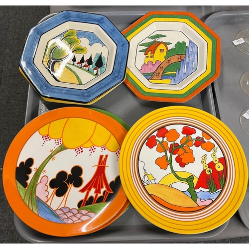 264 - Wedgwood Clarice Cliff Collection plates, 'Living Landscapes' etc.  (7)  (B.P. 21% + VAT)