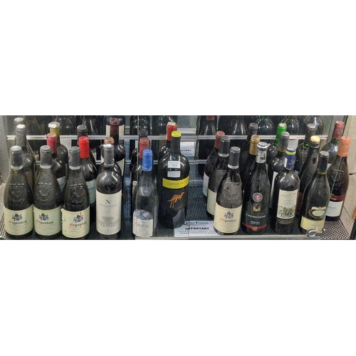 103 - Collection of red wine to include: Gigondas, Yellow Tail, African Sky, Rioja etc.  (31).  (B.P. 21% ... 