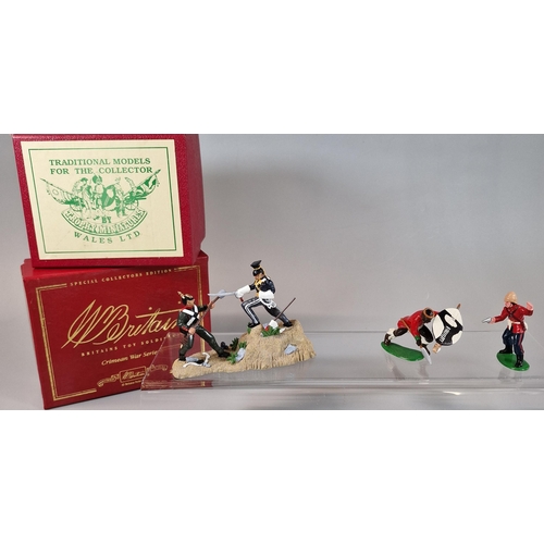 14 - Britains Crimean War Series toy soldiers in original box to include: The 17th Lancers Duals Russian ... 