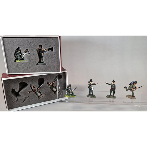 15 - Collection of Britains diecast soldiers in original boxes to include: The 95th Rifles, 95th Foot Bri... 