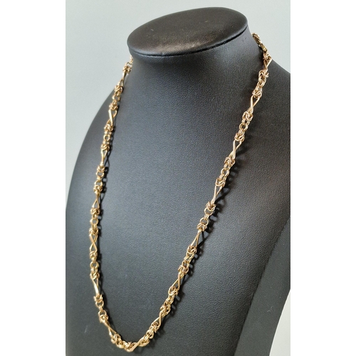 174 - 9ct gold curb link chain 6.8g approx. 47cm long approx. (B.P. 21% + VAT)