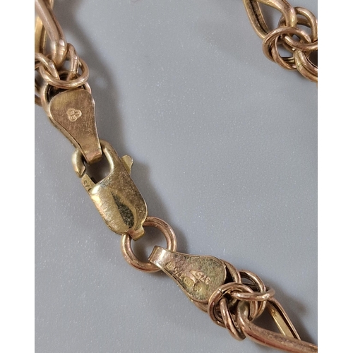 174 - 9ct gold curb link chain 6.8g approx. 47cm long approx. (B.P. 21% + VAT)