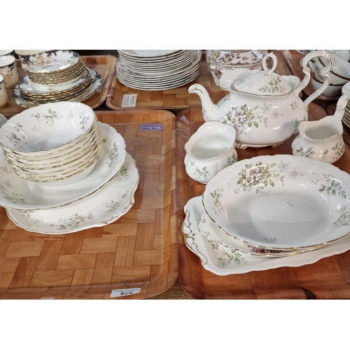 306 - Four trays of Royal Albert bone china 'Howarth' design dinner and teaware items together with a thir... 