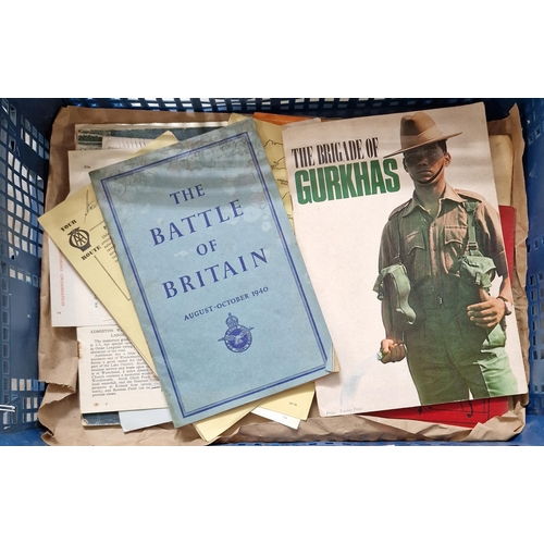 386 - Collection of ephemera to include: The Battle of Britain August to October 1940, Air Ministry accoun... 