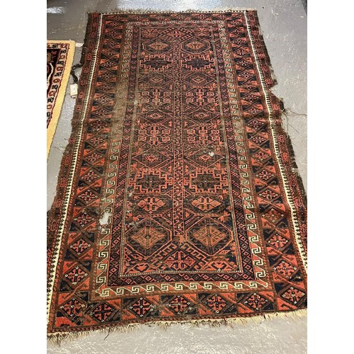 520 - Bokhara hand woven tribal rug. 180x110cm approx. (B.P. 21% + VAT)