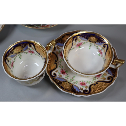 250 - Collection of 19th century English porcelain teacups, saucers/trios etc. to include: Copeland chocol... 